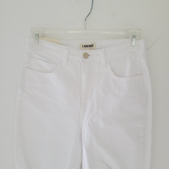 NWT L'AGENCE audrina high rise straight jeans - Picture 3 of 10